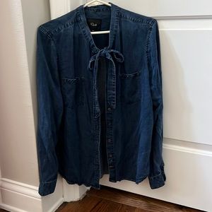 Anthropologie denim button up